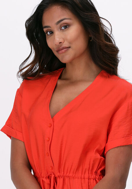 ANOTHER LABEL Robe maxi ROSE DRESS en orange - large