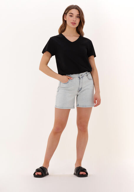 Zwarte MY ESSENTIAL WARDROBE T-shirt 08 THE VTEE SLUB YARN JERSEY - large