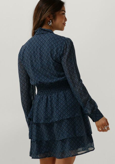 COLOURFUL REBEL Mini robe SACHA SMALL GEO MINI SHIRT DRESS en bleu - large