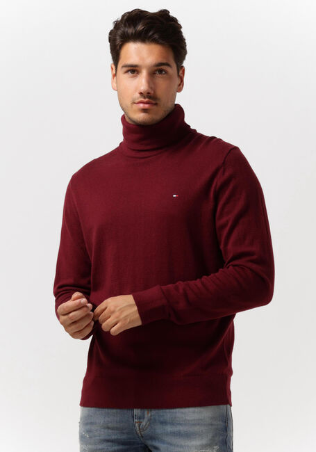TOMMY HILFIGER Col roulé PIMA ORG CTN CASHMERE ROLL NECK Bordeaux - large