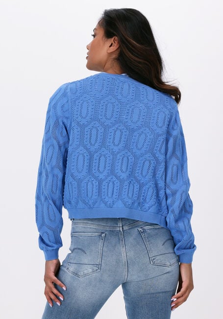 OBJECT Gilet CILA L/S KNIT CARDIGAN en bleu - large