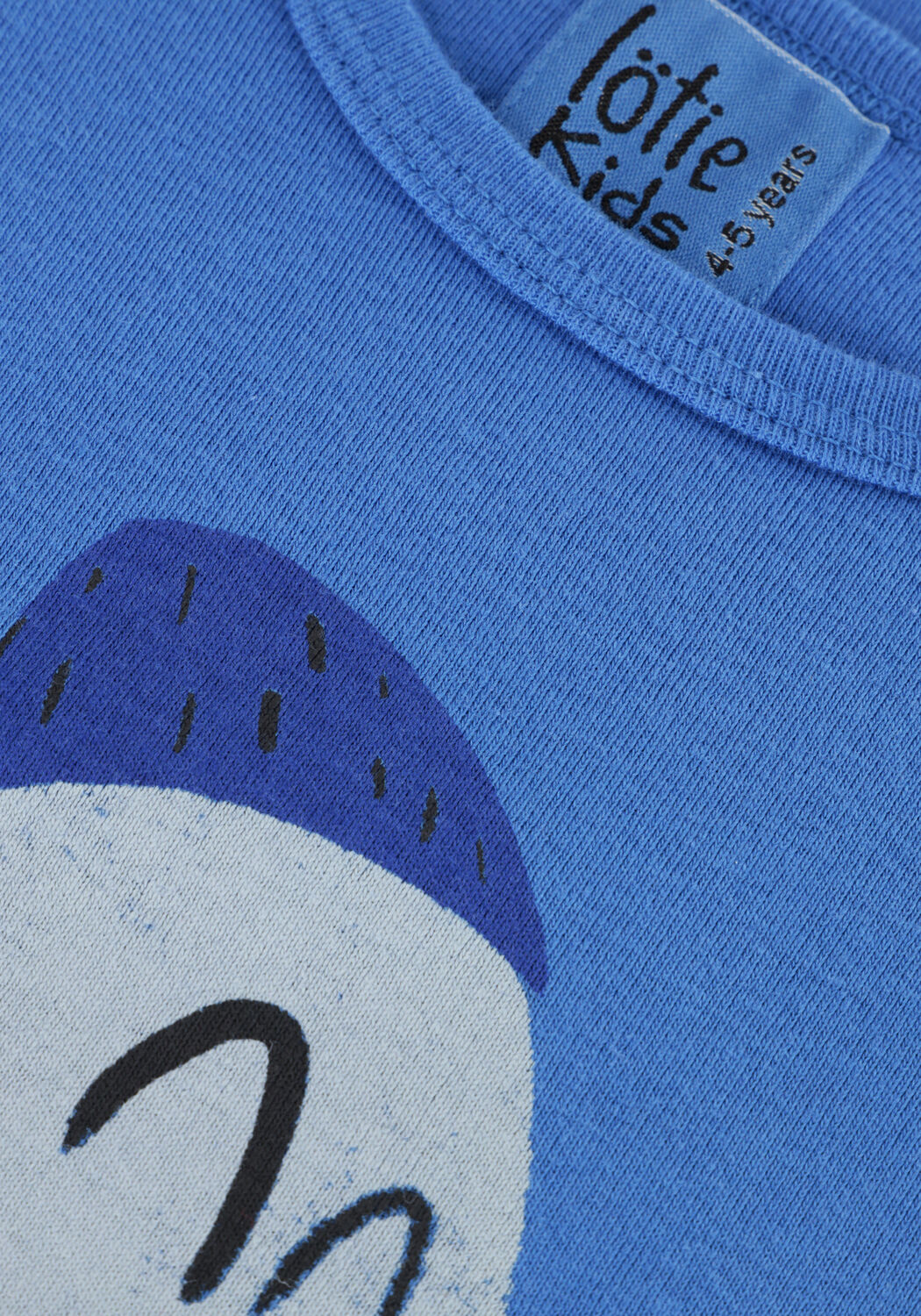 L&Ouml;TIEKIDS T-shirt S25-190-26 en bleu - large