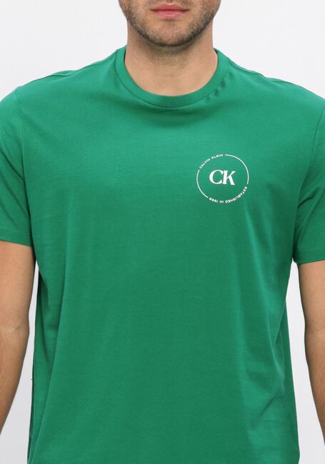 Groene CALVIN KLEIN T-shirt 30S EU WHOLESALE JEANS GRAPHICS - large