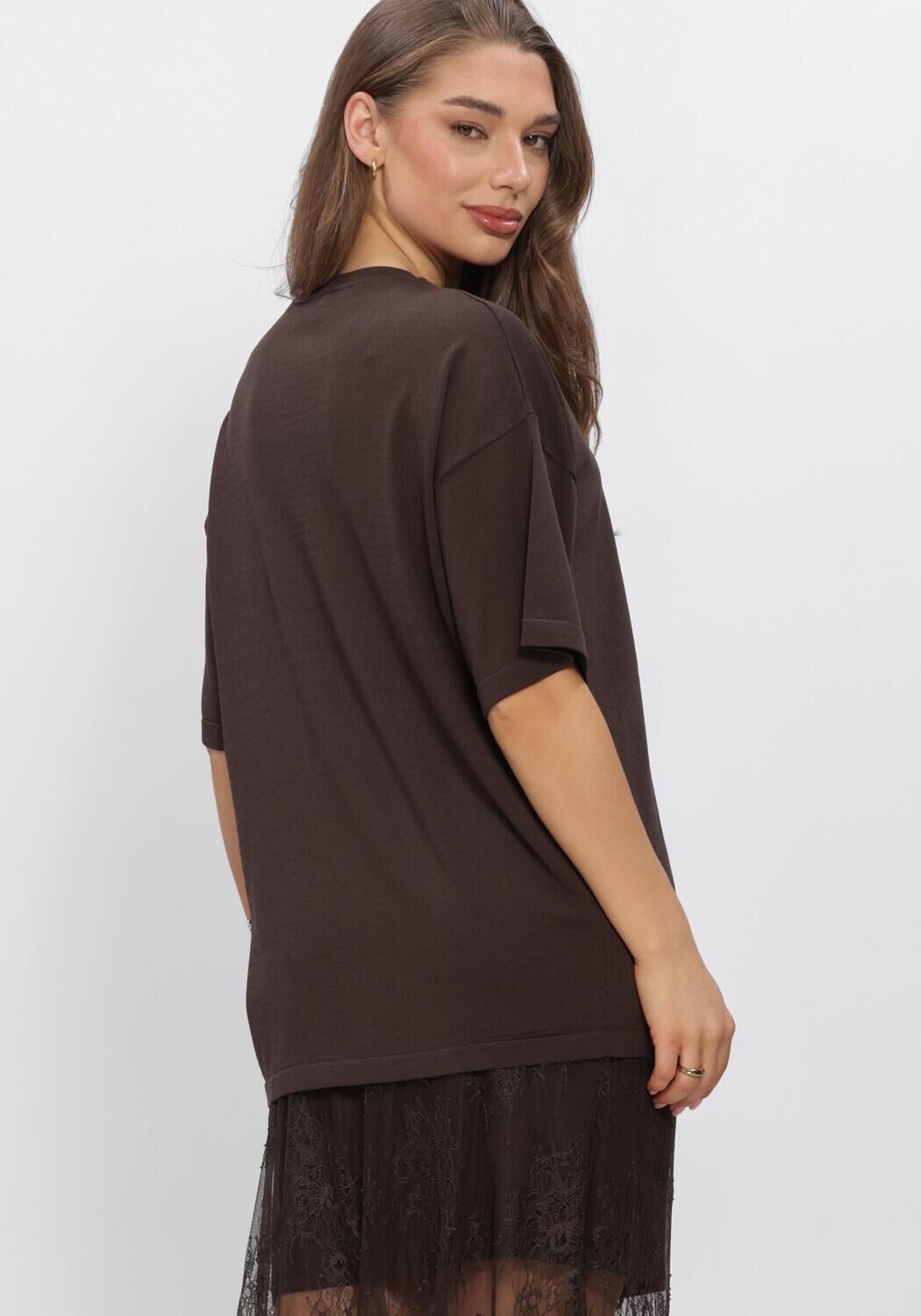 MSCH COPENHAGEN T-shirt MSCHTERINE TEE Gris clair - large