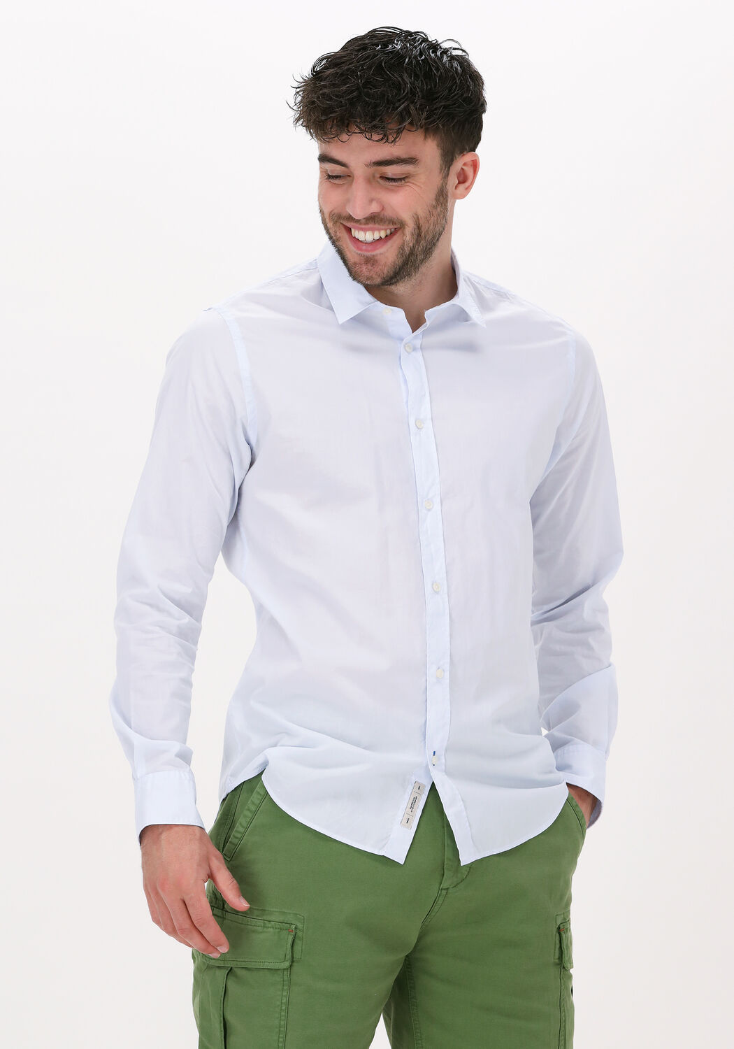 Casual overhemd slim fit top