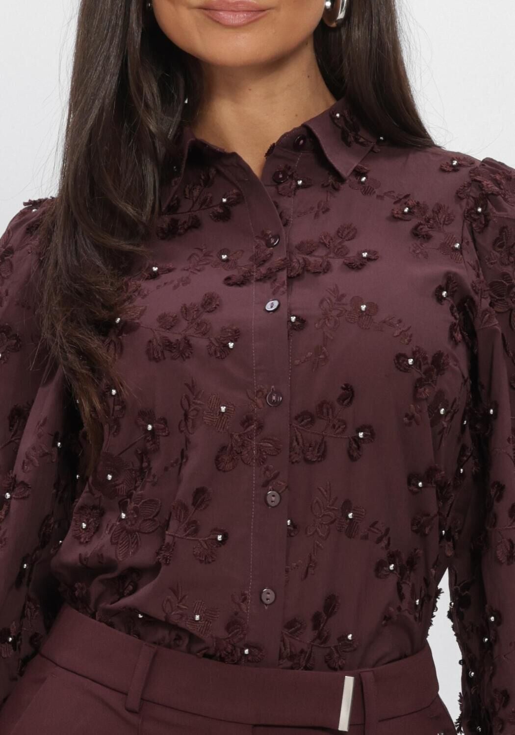 AAIKO LIEN BEADS CO 522 Blouses Bordeaux - large