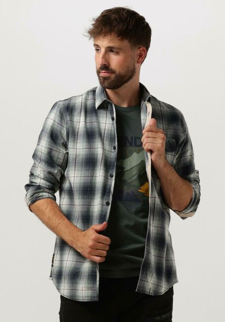 Groene PME LEGEND Casual overhemd LONG SLEEVE SHIRT CTN TWILL CHECK - large