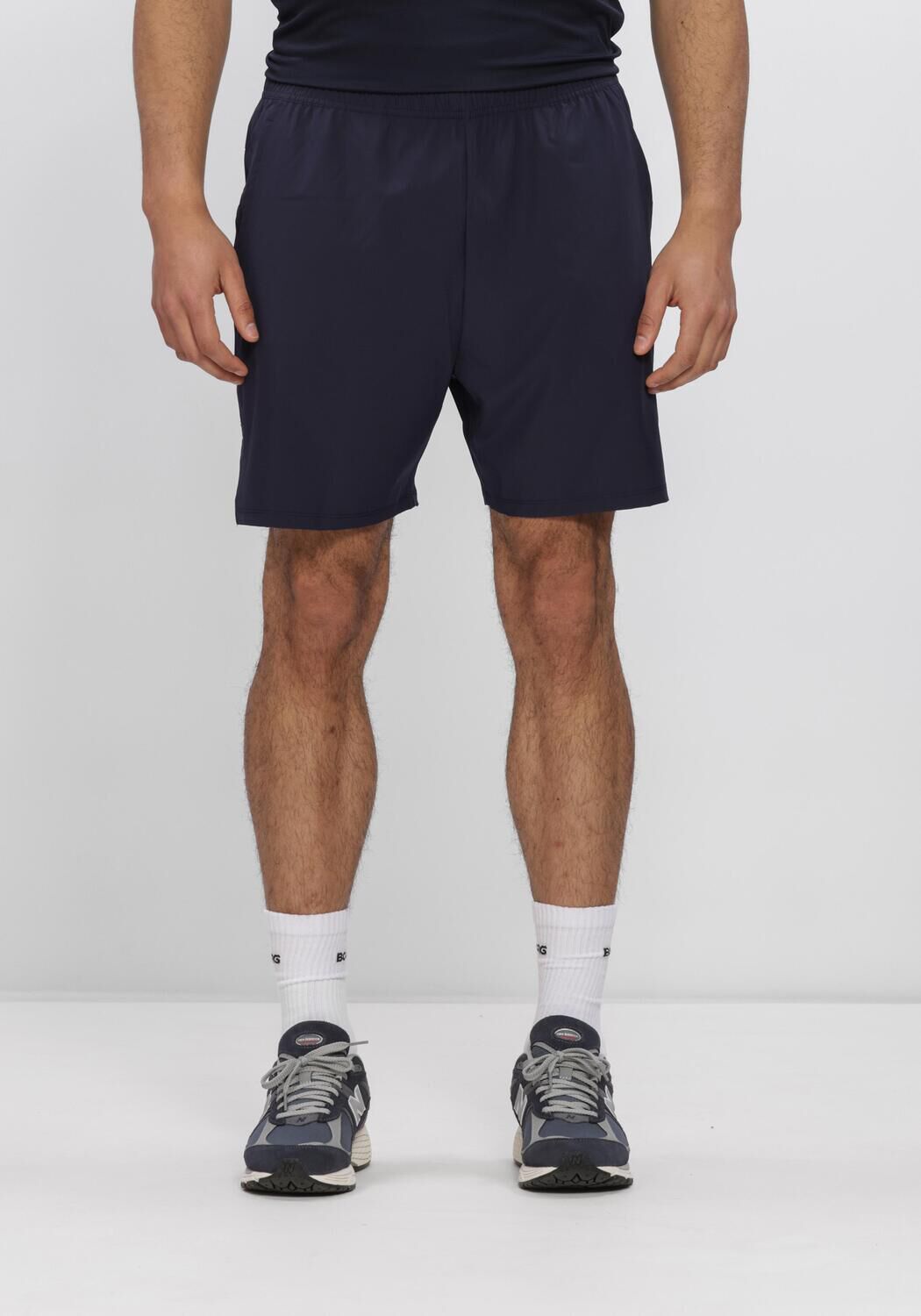 Donkerblauwe BJORN BORG Broeken/jumpsuits ACE RACQUET 7 SHORTS - large