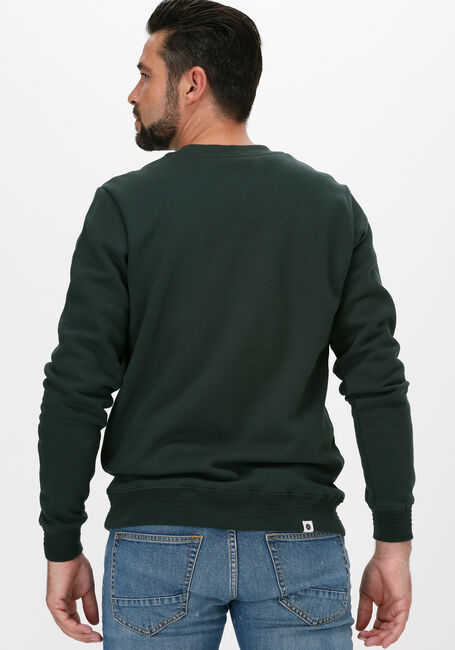 Donkergroene ANERKJENDT Sweater AKALLEN NOOS CREWNECK - large