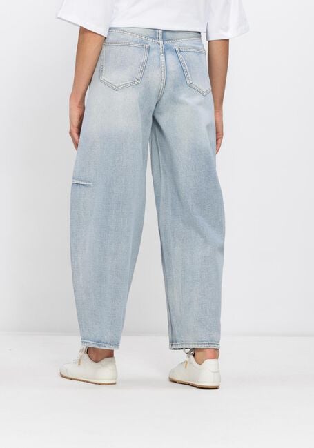 Lichtblauwe OBJECT Wijde broek OBJMOJI ELSA MW SUPER BAREL  JEANS REP - large