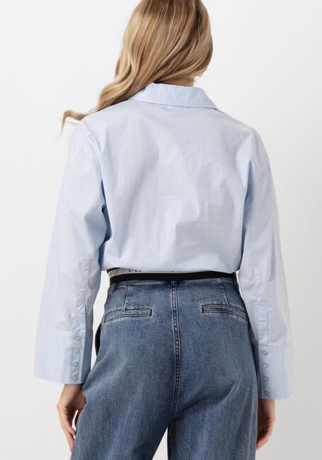 Blauwe CO'COUTURE  COTTON CRISP LOGO CROP SHIRT - large