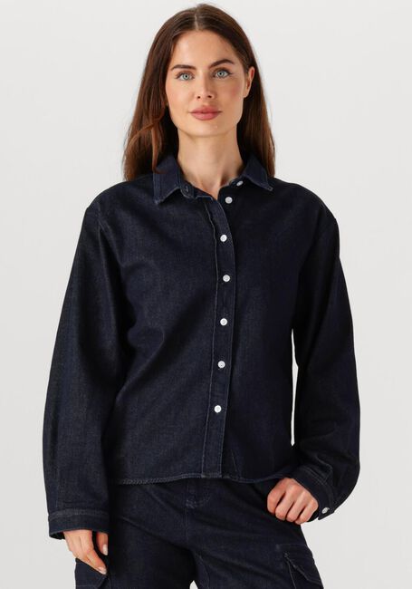 PENN & INK BLOUSE W25Z801 Blouses Bleu foncé - large