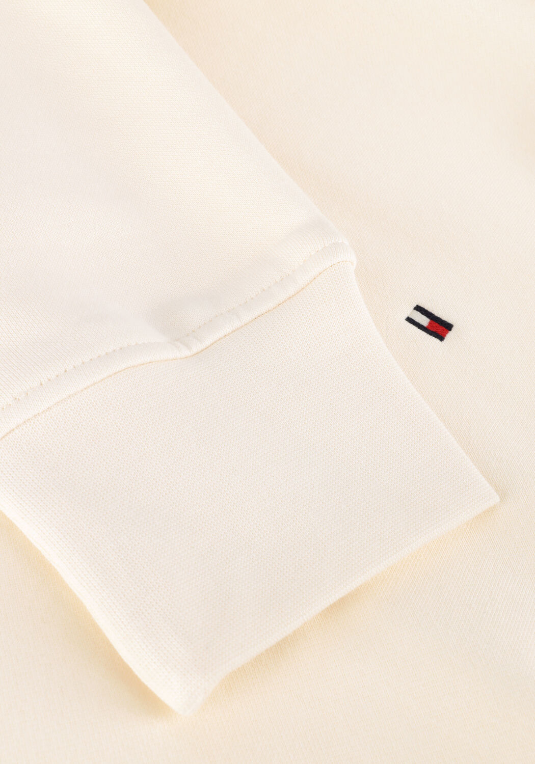 Beige TOMMY HILFIGER Trui FLAG LOGO HOODY - large