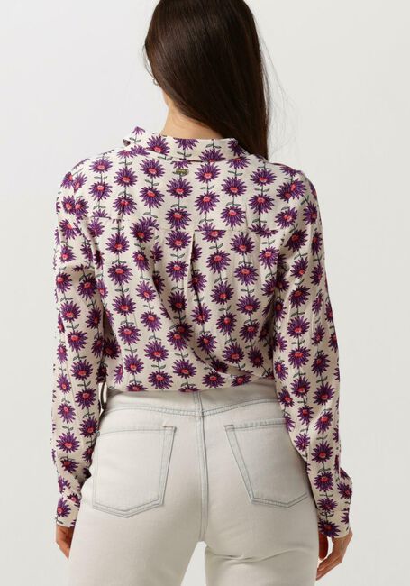 Ecru POM AMSTERDAM  MILA FLOWER ECRU BLOUSE - large