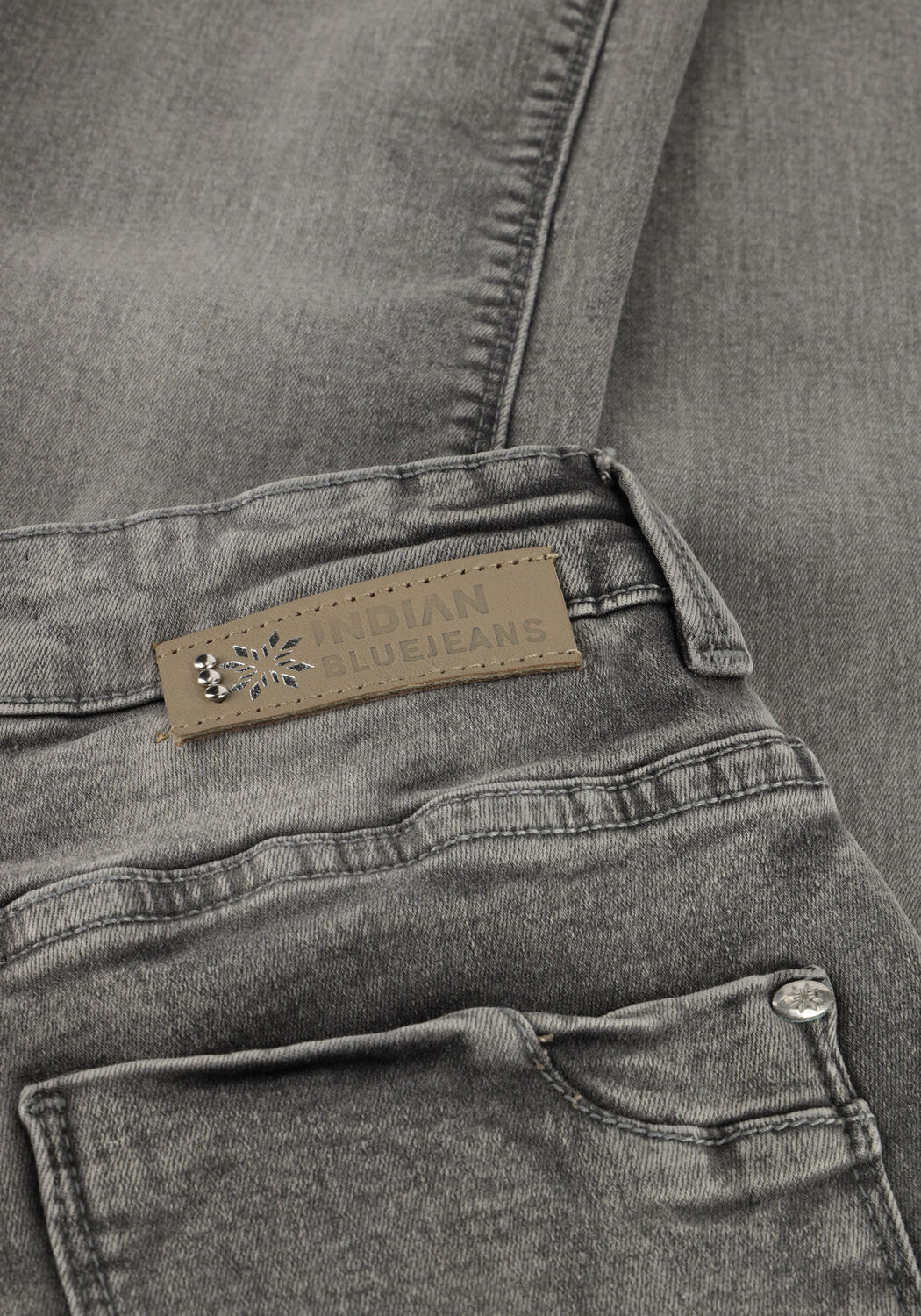 INDIAN BLUE JEANS Straight leg jeans WIDE STAIGHT FIT GREY en gris - large