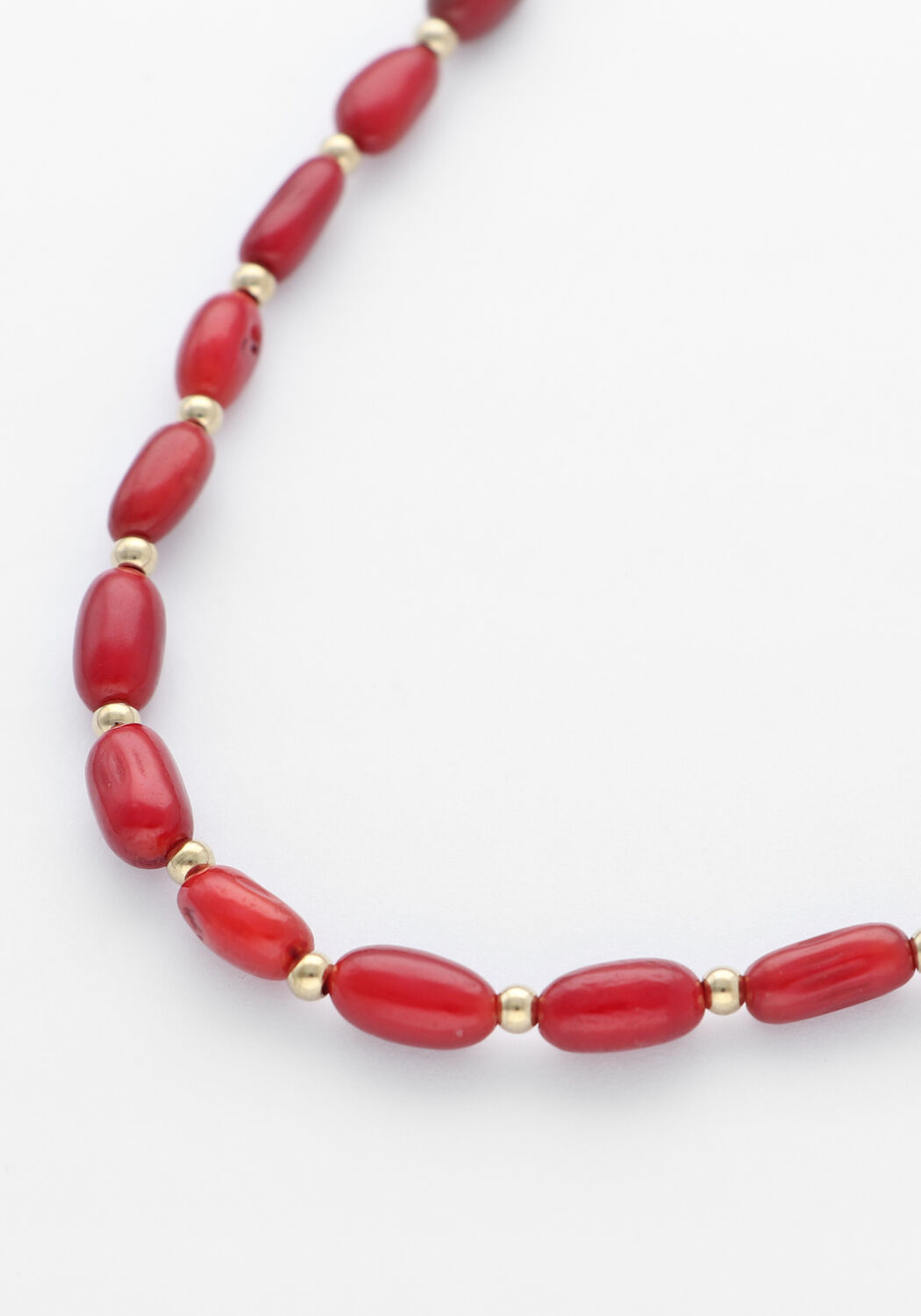 Rode BONNIE STUDIOS Sieraad TOMMY WILD NECKLACE - large