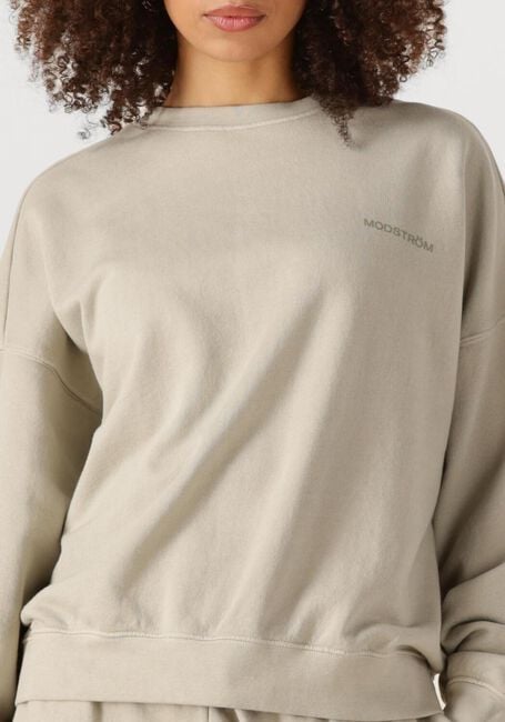 Lichtgrijze MODSTRÖM Sweater NIARN SWEAT - large
