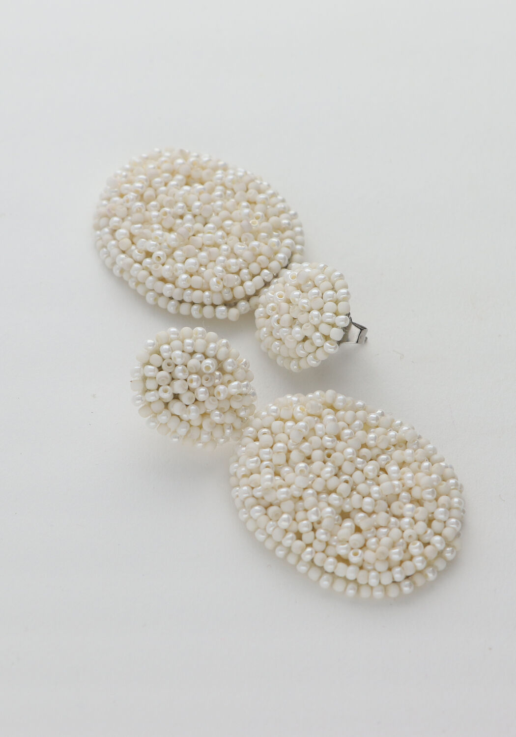 Creme PAULIE POCKET Sieraad SMALL NAOMI EARRINGS - large