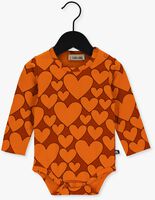 Oranje CARLIJNQ  HEARTS - BODYSUIT LONGSLEEVE - medium