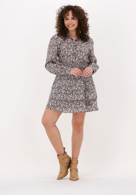 Multi COLOURFUL REBEL Mini jurk SACHA VINTAGE FLORAL MINI SHIRT DRESS - large