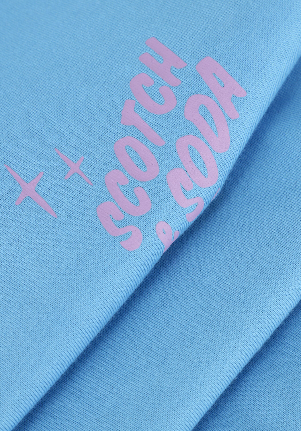 SCOTCH & SODA T-shirt REGULAR FIT LEFT CHEST LOGO T-SHIRT en bleu - large