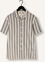 Gebroken wit ANERKJENDT Casual overhemd AKLEON JACQUARD S/S SHIRT Gebroken wit ANERKJENDT Casual overhemd AKLEON JACQUARD S/S SHIRT - medium