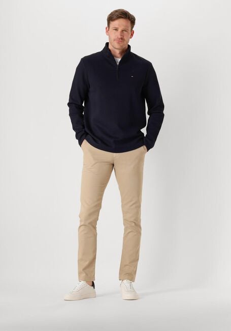 TOMMY HILFIGER Pull TECH 1/4 ZIP Bleu foncé - large