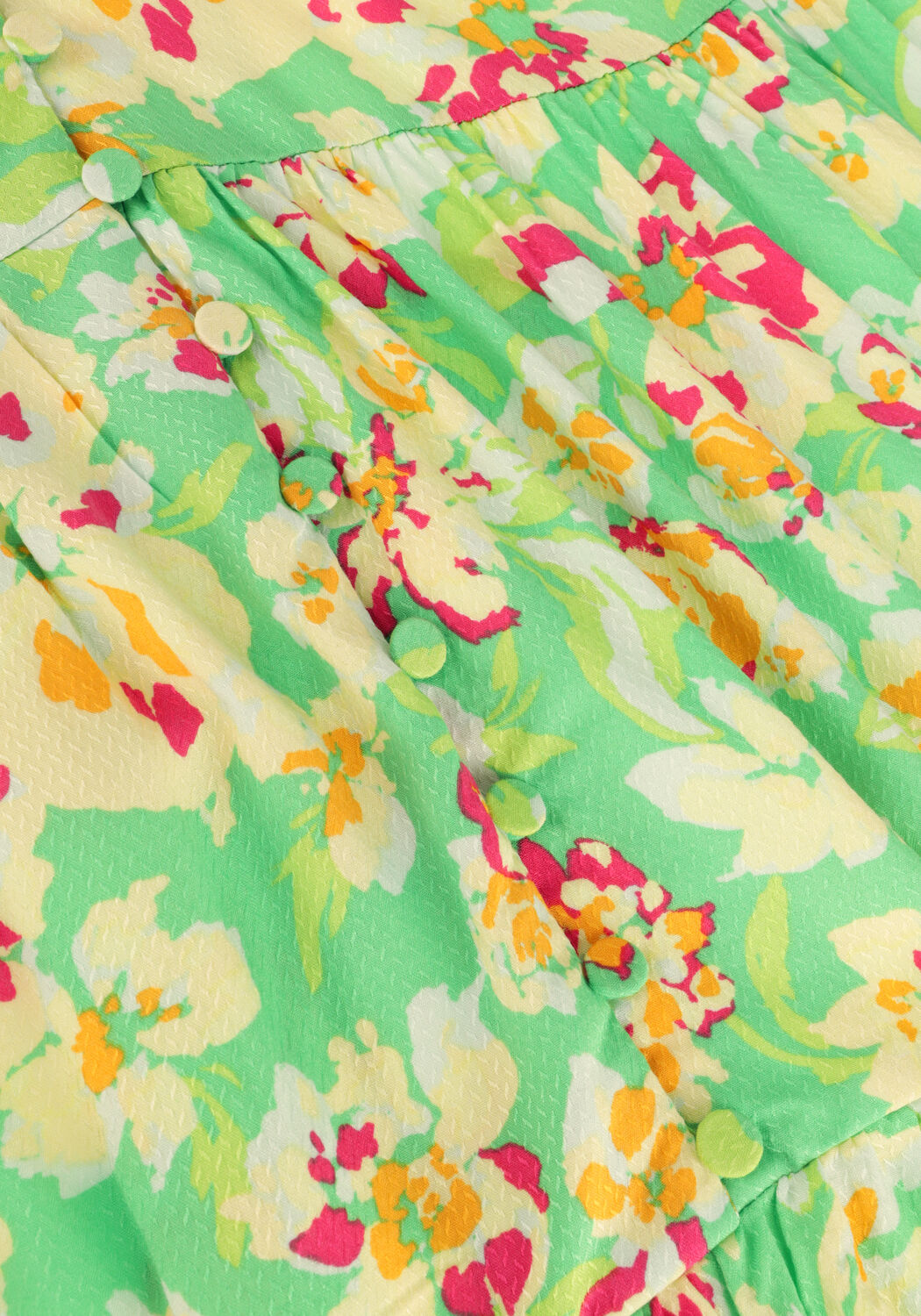 Groene Y.A.S. Mini jurk YASURIA 2/4 DRESS - large