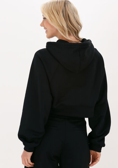 LUNE ACTIVE Chandail KATIE CROPPED HOODIE en noir - large