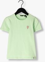 Groene NONO T-shirt KONO BASIC TSHIRT WITH SMALL EMBRO AT CHEST - medium