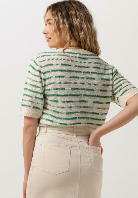 NUKUS Pull VINNA PULLOVER SS STRIPE en vert - large