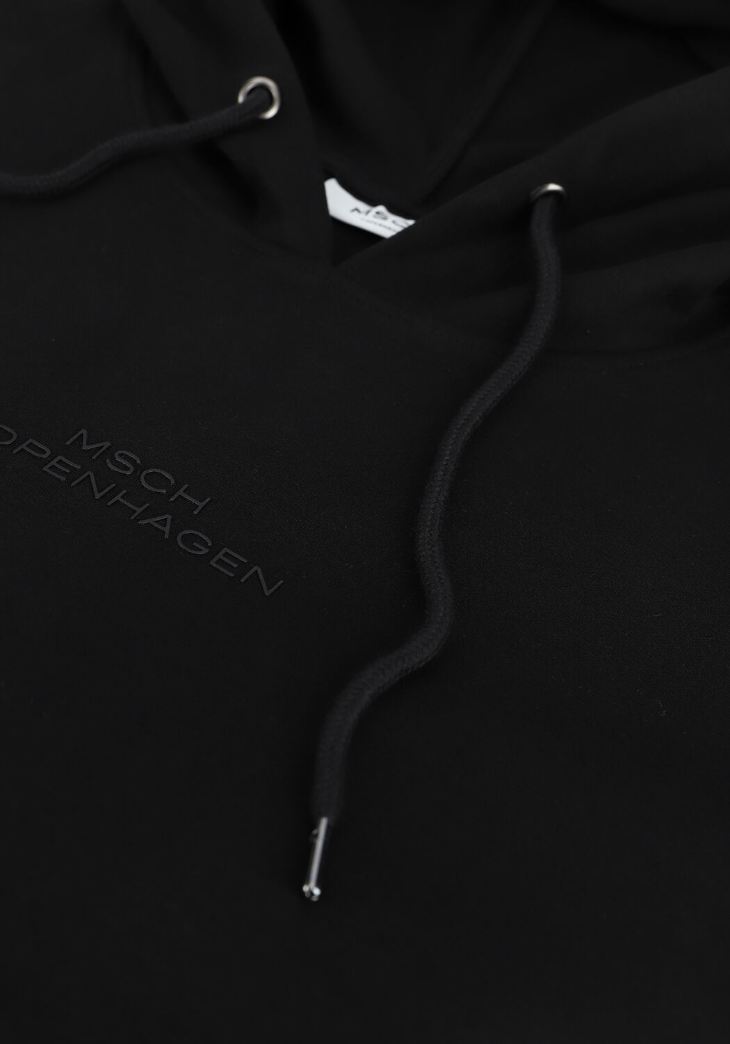 Zwarte MSCH COPENHAGEN Sweater IMA DS LOGO HOOD SWEATSHI - large