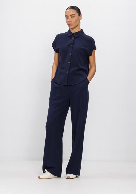 GRACE & MILA Pantalon large SS2613034 Bleu fonc&eacute; - large