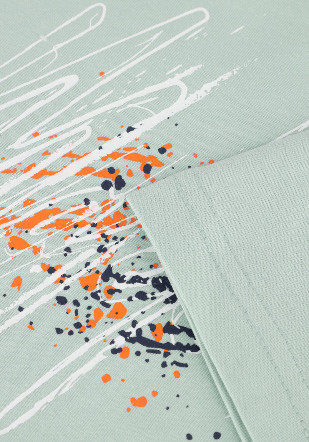 Lichtblauwe MALELIONS T-shirt SPLASH T-SHIRT - large