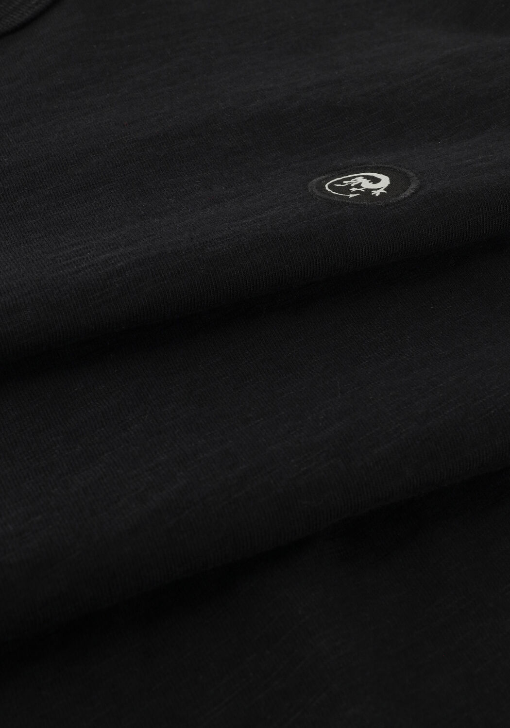 CAST IRON T-shirt SHORT SLEEVE R-NECK ORGANIC COTTON SLUB ESSENTIAL en noir - large