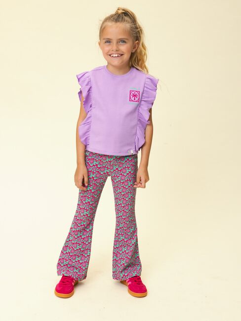 Roze LOOXS Little Flared broek 2612-7635 - large