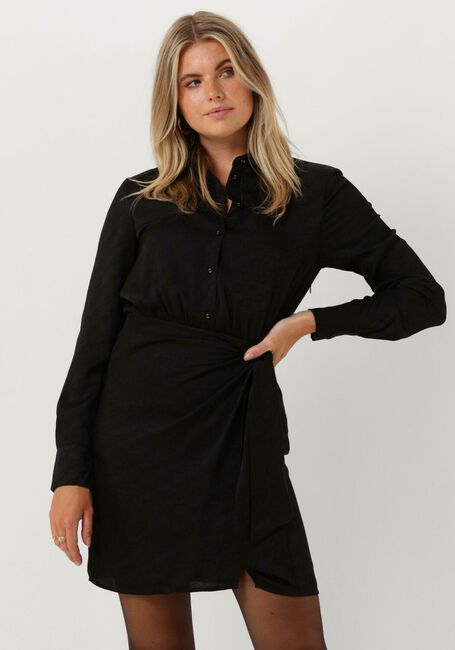GUESS Mini robe CAMILLA CHEMISIER LONG DRESS en noir - large