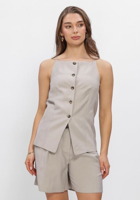 Grijze WITHBLACK Tops & T-shirts WBLMARITSA WAISTCOAT - large