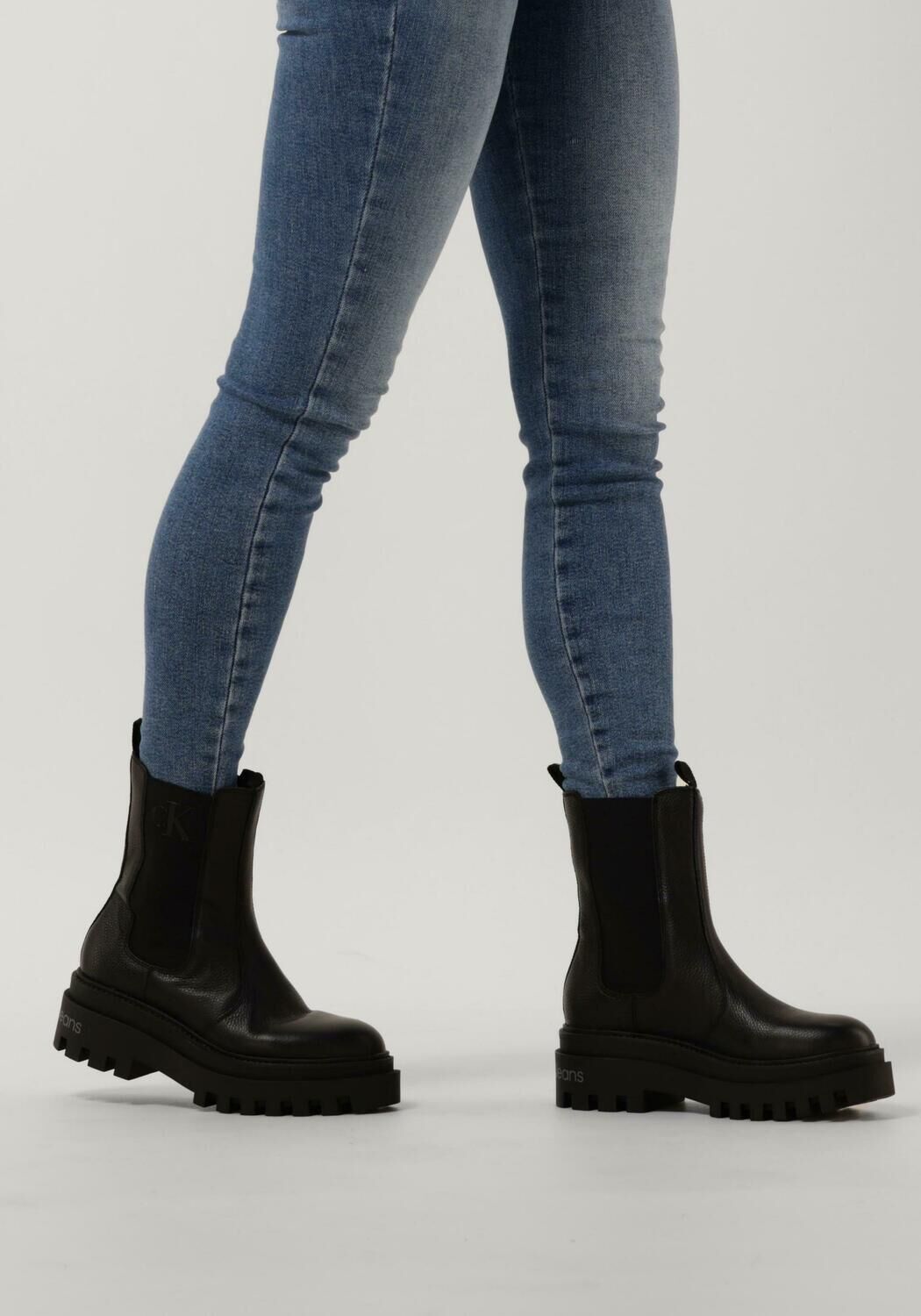 Zwarte CALVIN KLEIN  FLATFORM HIGH - large