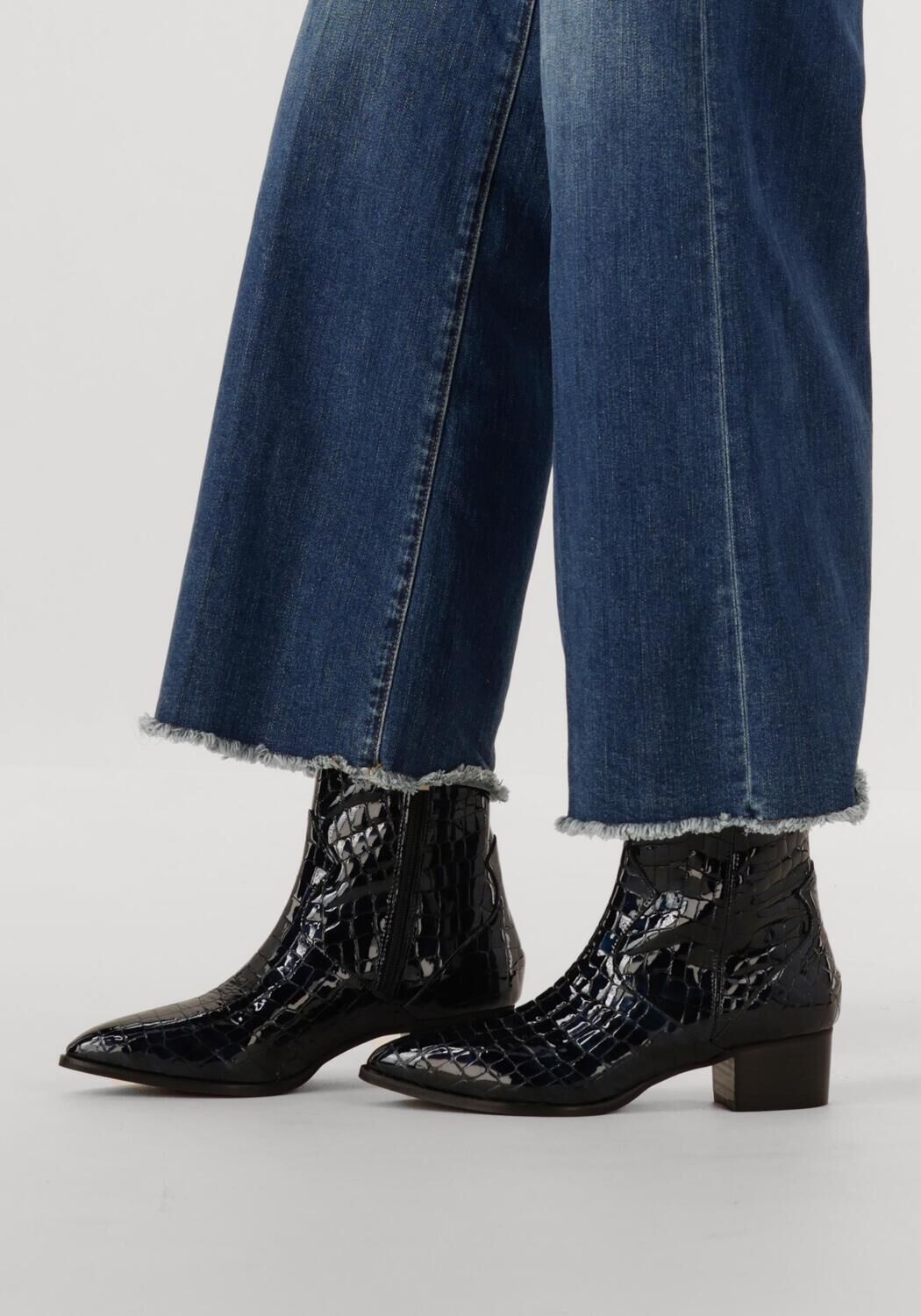 Blauwe NOTRE-V Enkellaarsjes 63231 - large