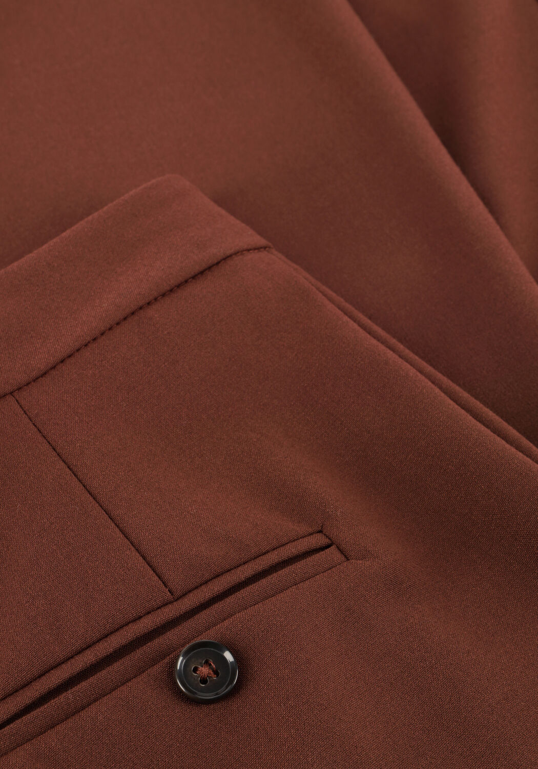 ACCESS Pantalon large D54-5038-159 en marron - large