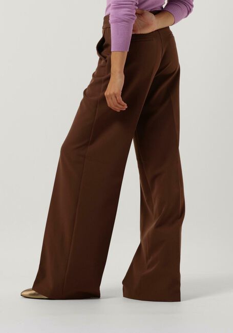 ACCESS Pantalon large W2-5084-364 en marron - large