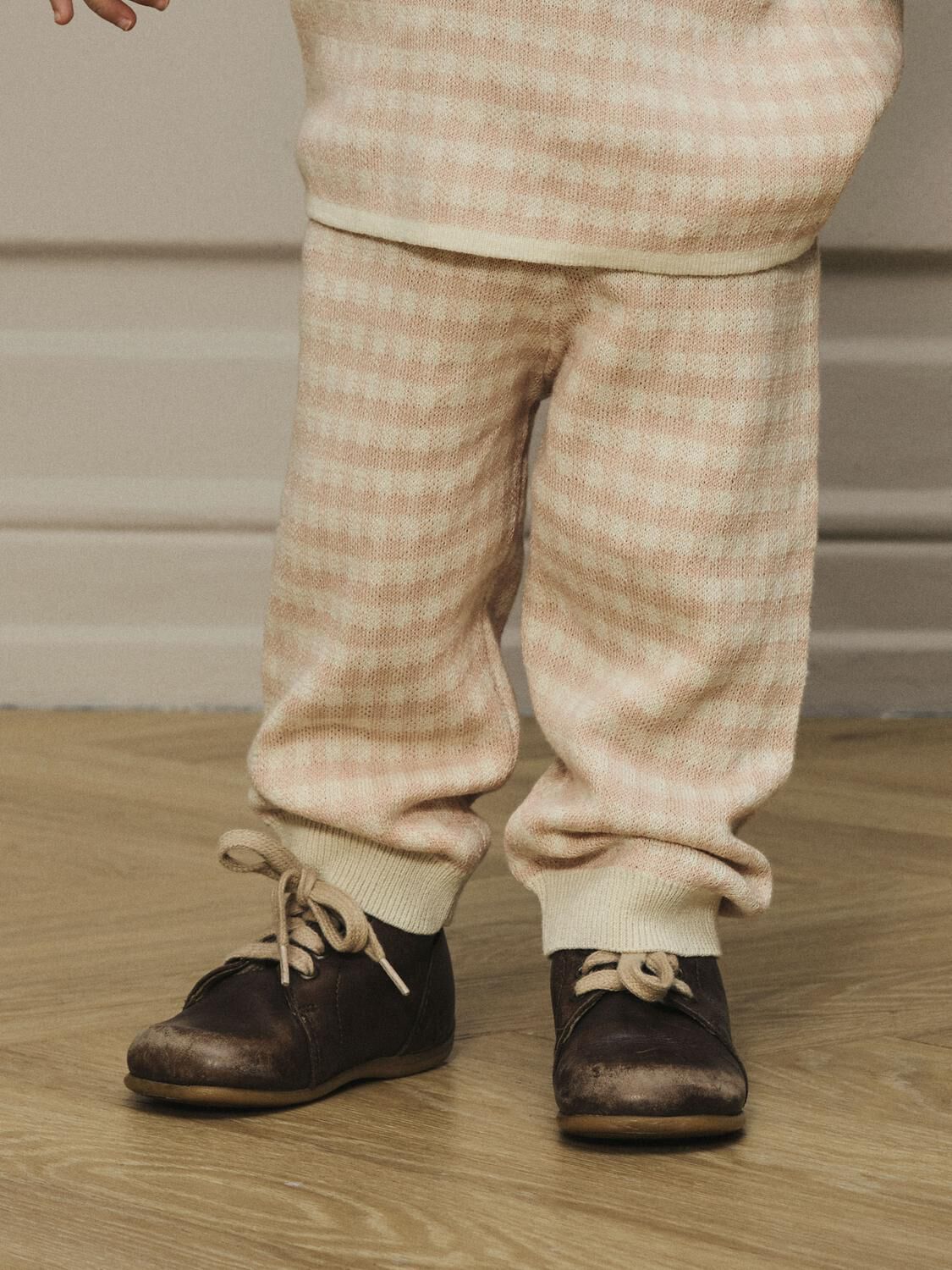 LIL' ATELIER Pantalon de jogging NBFNADIE KNIT PANT LIL Rose clair - large