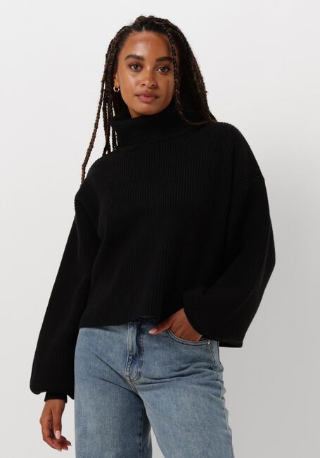 Zwarte GESTUZ Trui MEBAGZ SHORT PULLOVER - large