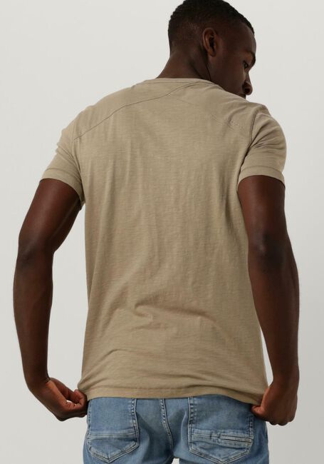 CAST IRON T-shirt SHORT SLEEVE R-NECK COTTON SLUB Olive - large