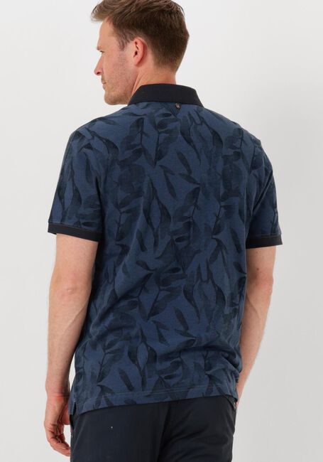 PME LEGEND Polo TWO TONE PIQUE PRINTED en bleu - large