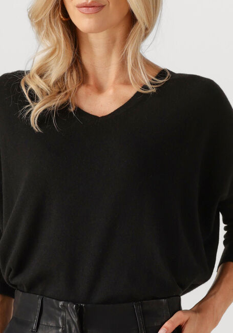 RESORT FINEST Pull V-NECK CAPE SWEATER en noir - large
