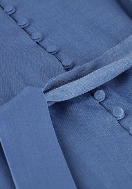 FREEBIRD Robe maxi WV-WASH-SATIN-VIS-23-1 en bleu - large