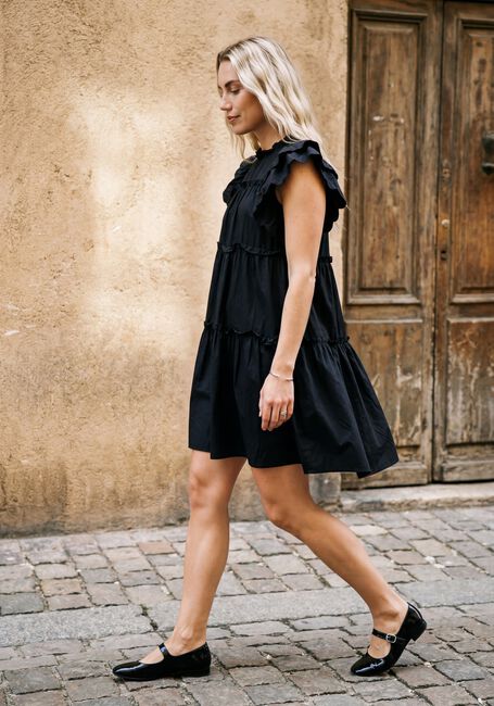 OBJECT Mini robe OBJHOPE S/L DRESS en noir - large