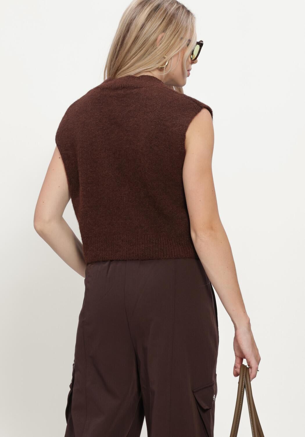 Bruine STUDIO AMAYA Trui SANO KNITWEAR - large